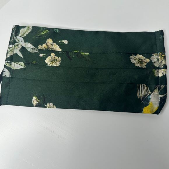 NEW Johnny Was Silk Floral Print Face Mask Pack of 5 92% Silk Cotten Lining - Picture 7 of 9